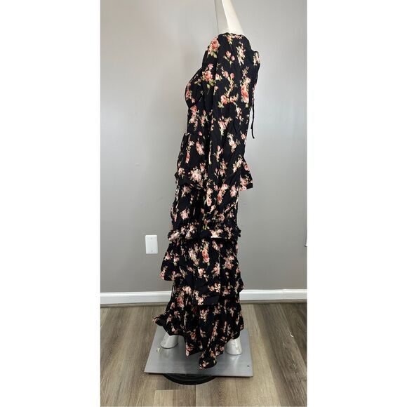 ASTR THE LABEL Aumie Tiered Floral Maxi Dress SIZE M $208 - Picture 8 of 11